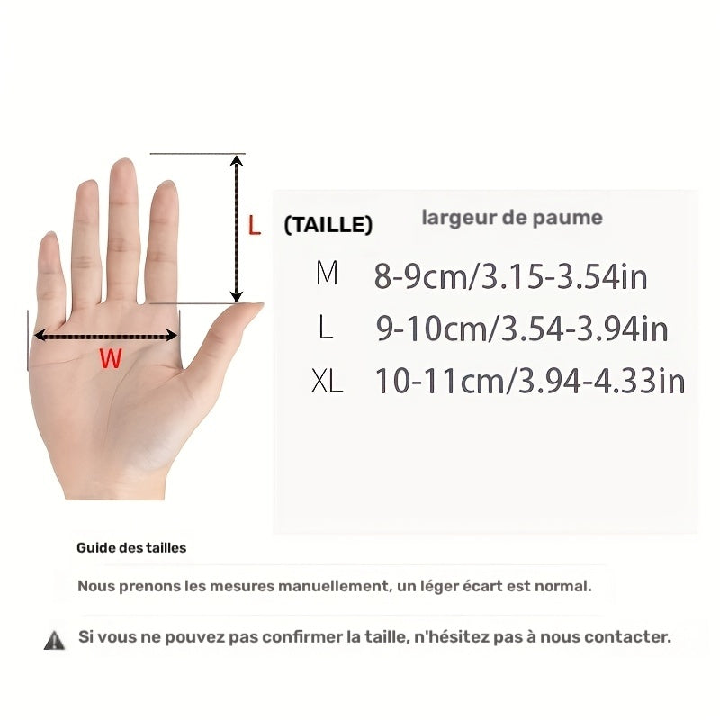 Gants de vélo à paume renforcée en maille
