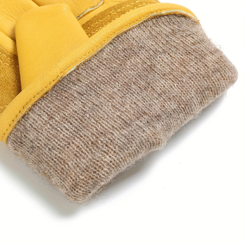 Gants en cuir, 3 coloris