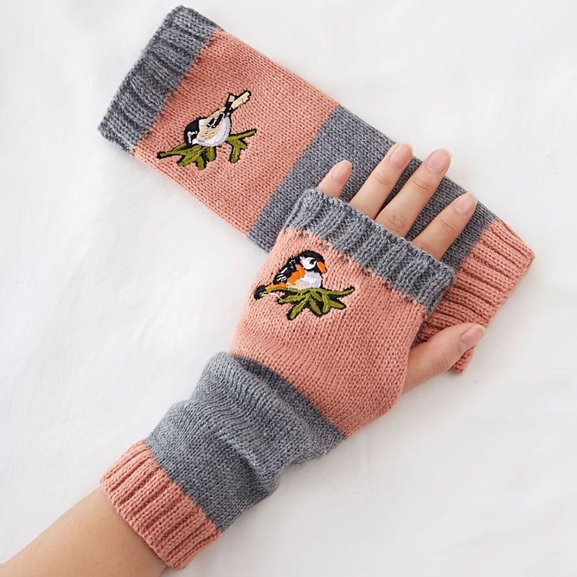 Mitaines tactiles en maille pour enfant