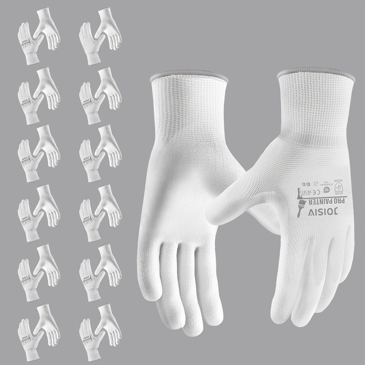 XL / 12 paires (Blanc) Image