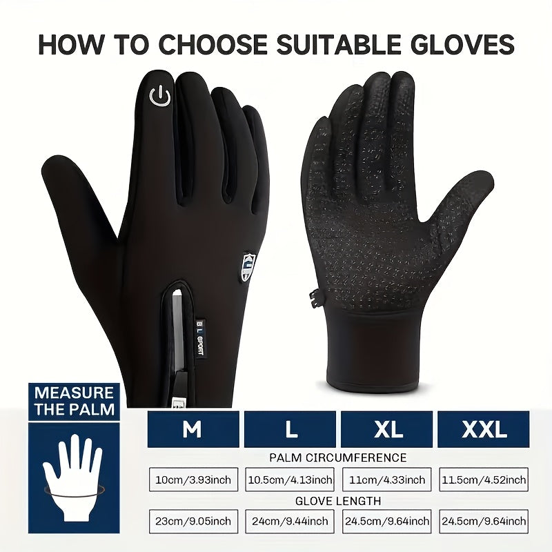 Gants de vélo tactiles en maille, du M au L