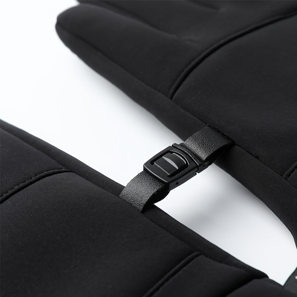 Gants à doigts rabattables tactiles à picots en softshell às oursons