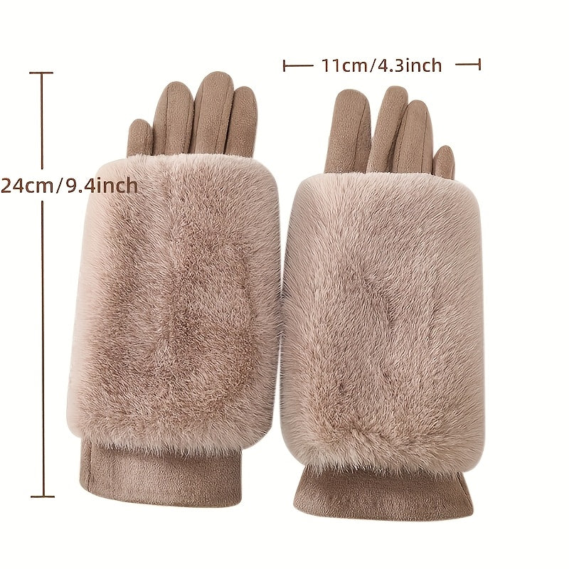 Gants en peluche