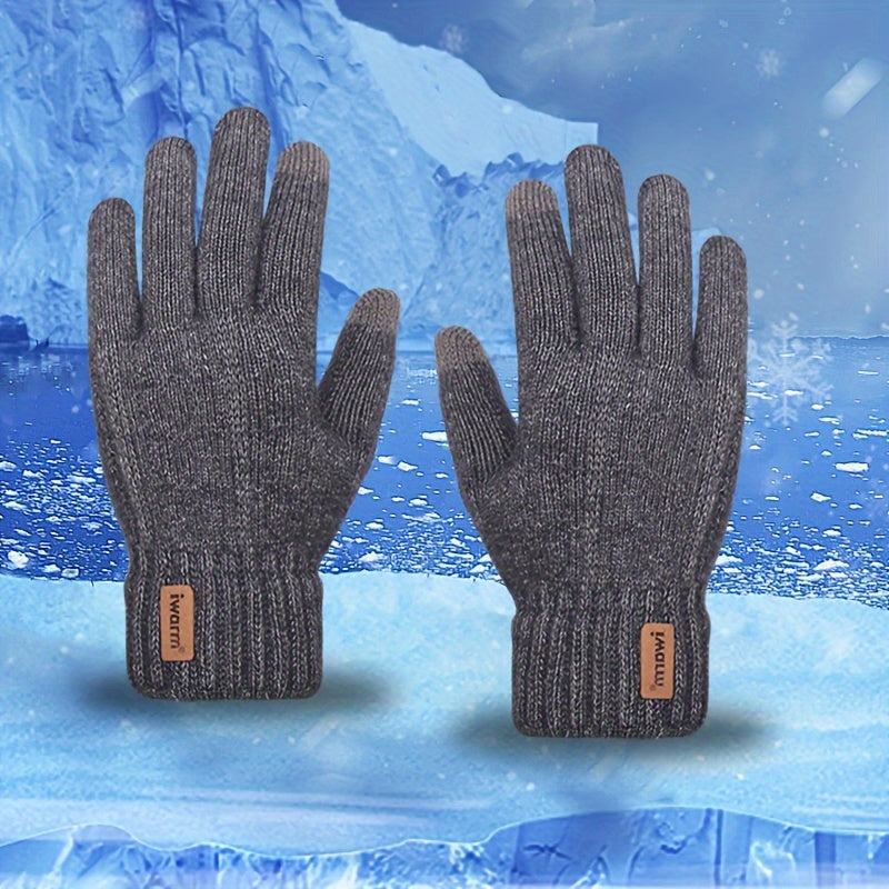 Gants tactiles de vélo en alpaga