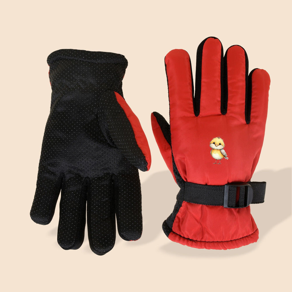 Gants de ski pour enfant, noir