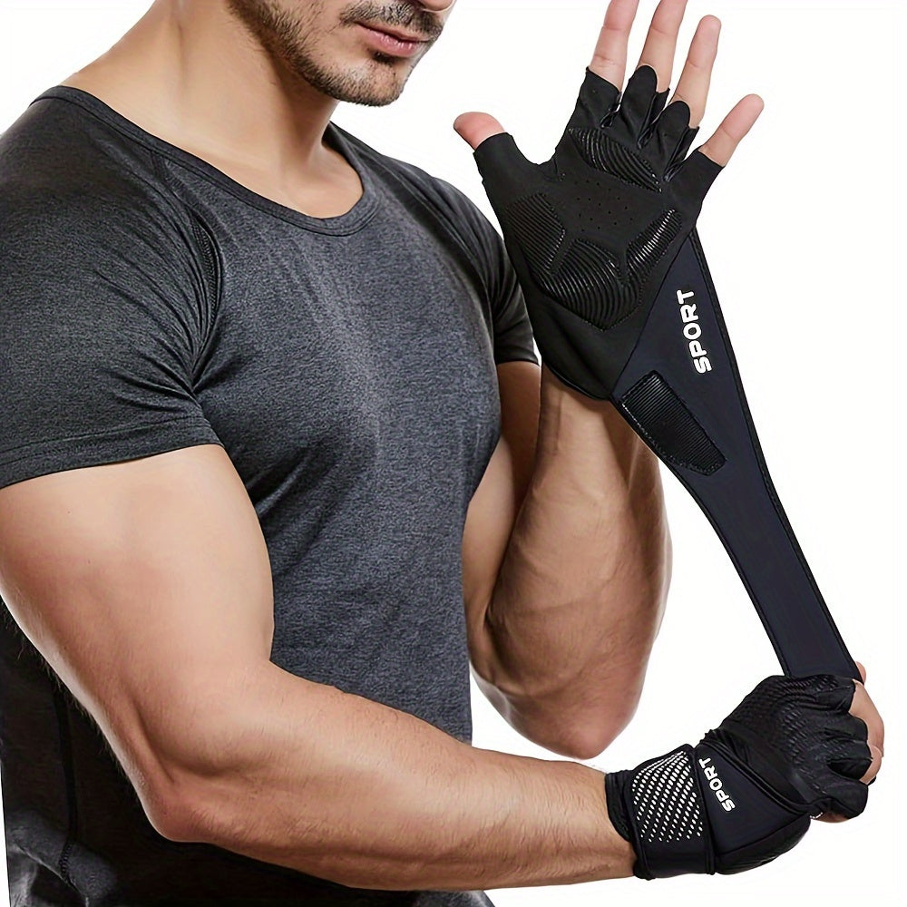 Gants de musculation à paume renforcée en maille