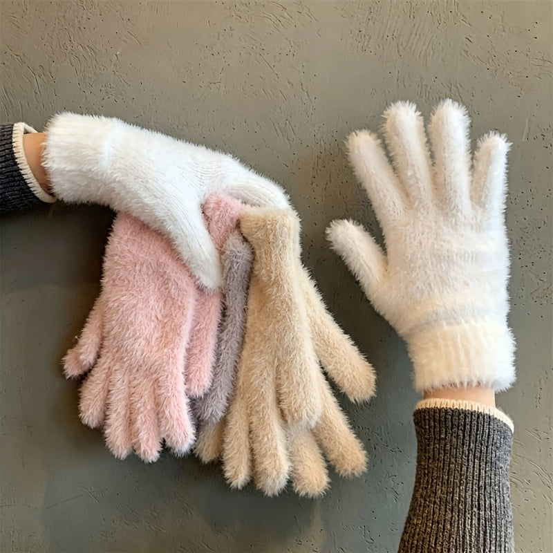 Gants thermiques en maille, 6 coloris