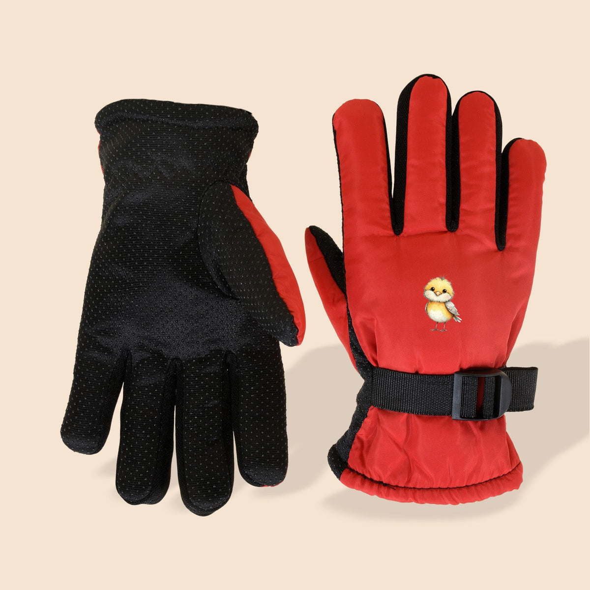 Gants de ski pour enfant, noir