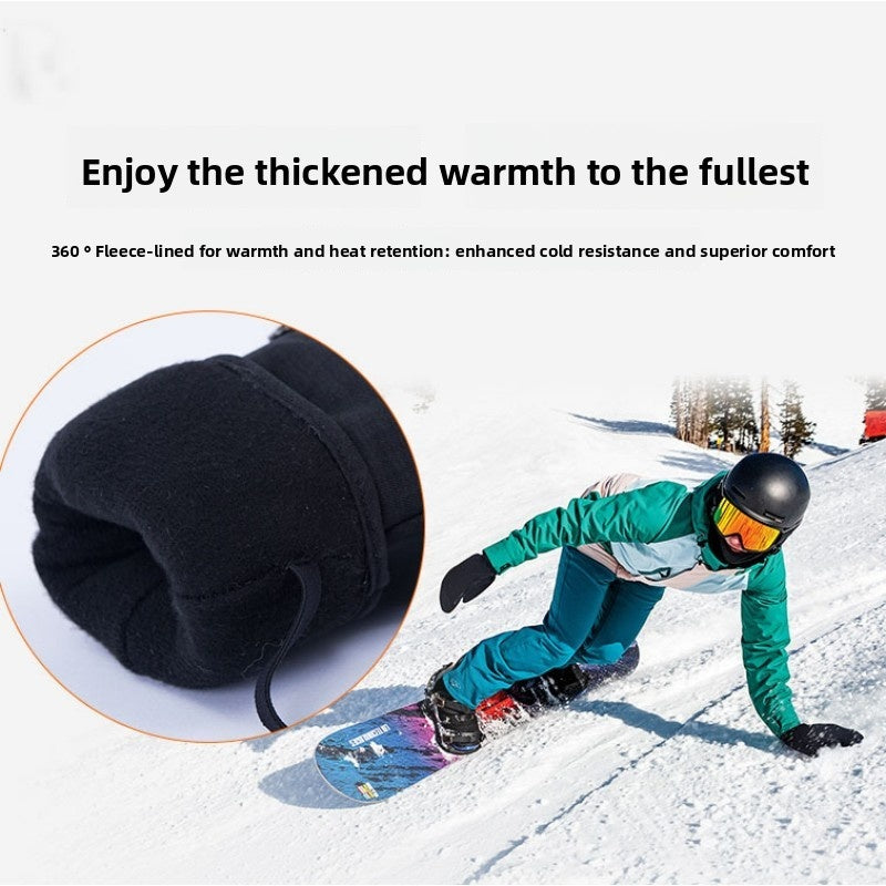 Moufles de ski imperméables en maille, Tosuod