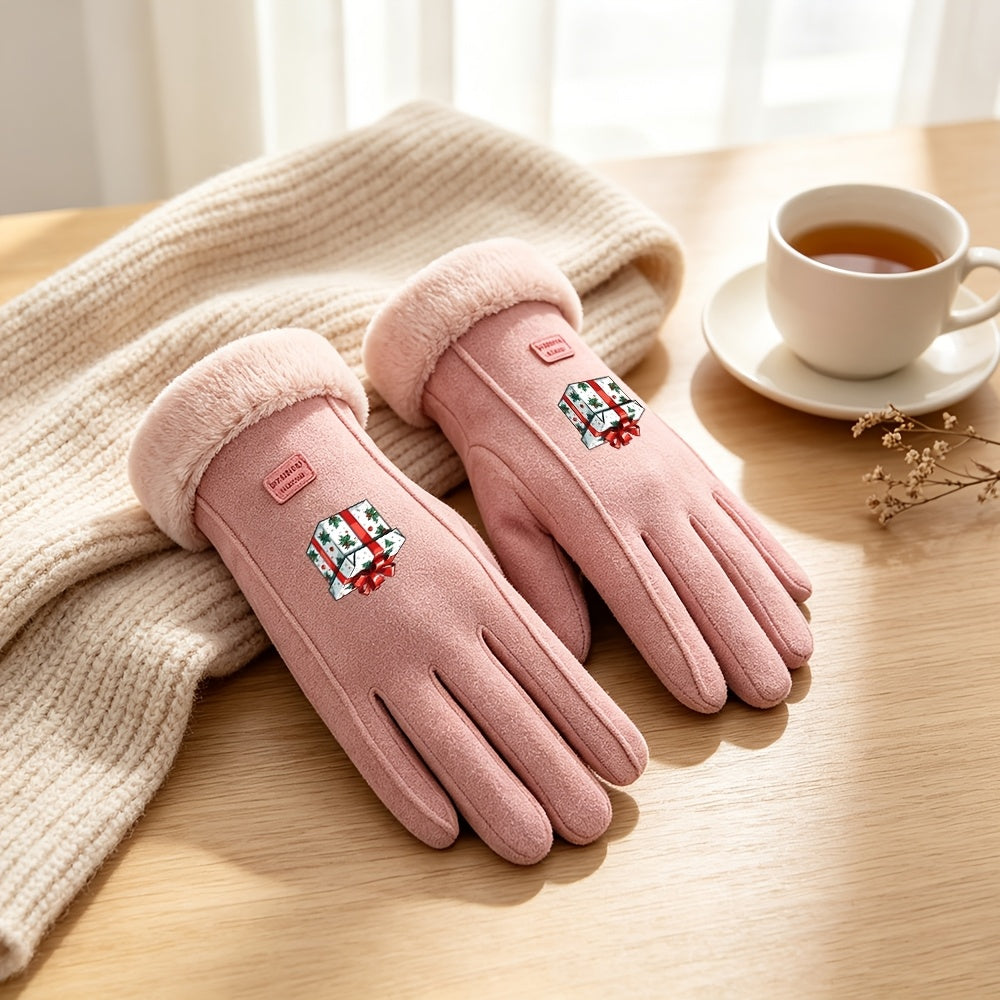 Gants en suédine