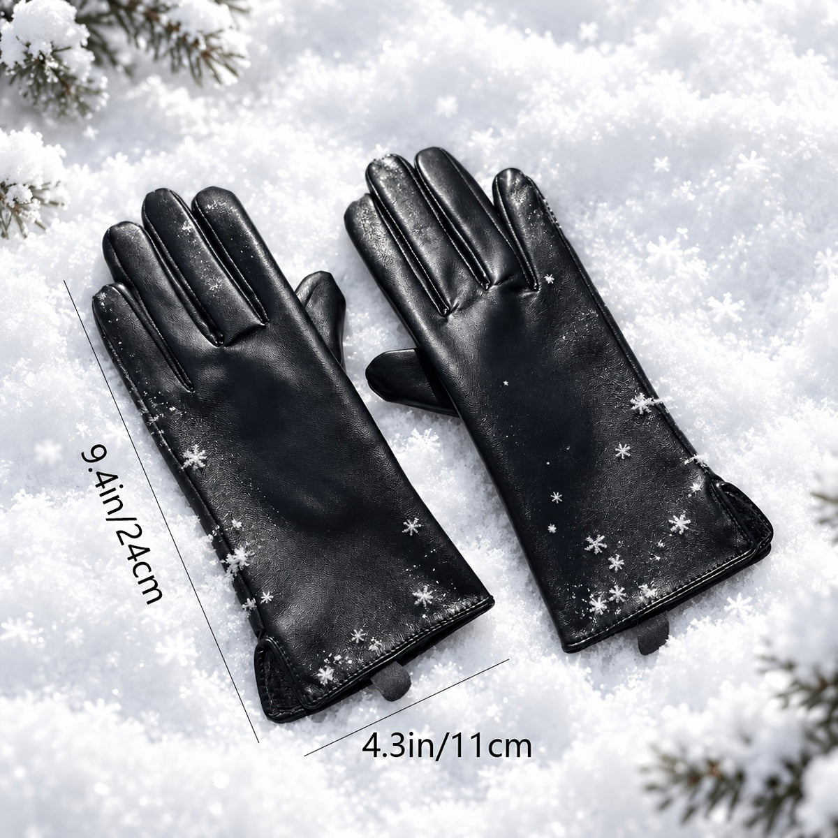 Gants thermiques en cuir