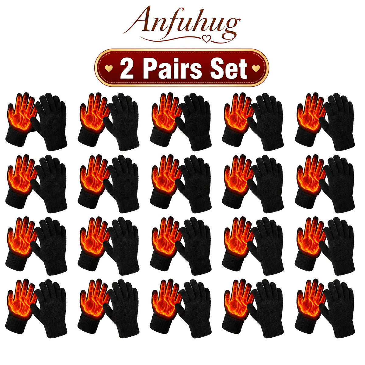 Gants coupe-vent en peluche