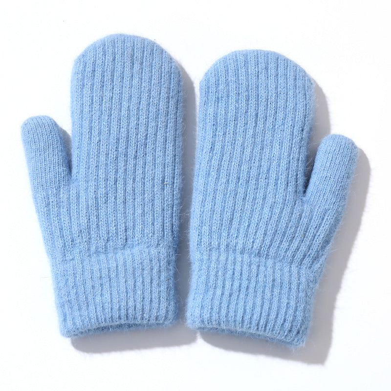 Gants mitaines coupe-vent doublés en maille