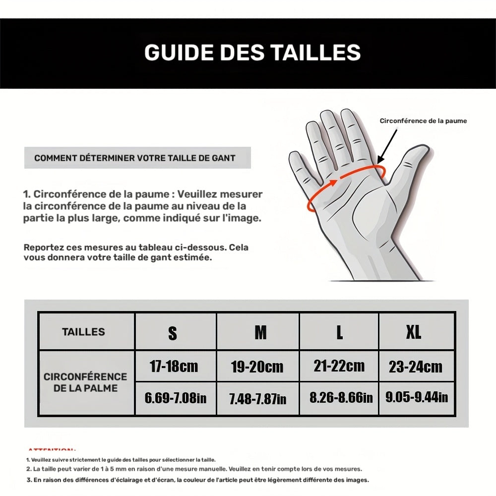 Gants tactiles, 3 coloris