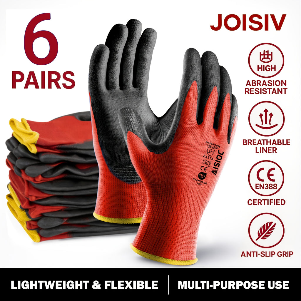Rouge-12pcs(6 Paires) / M