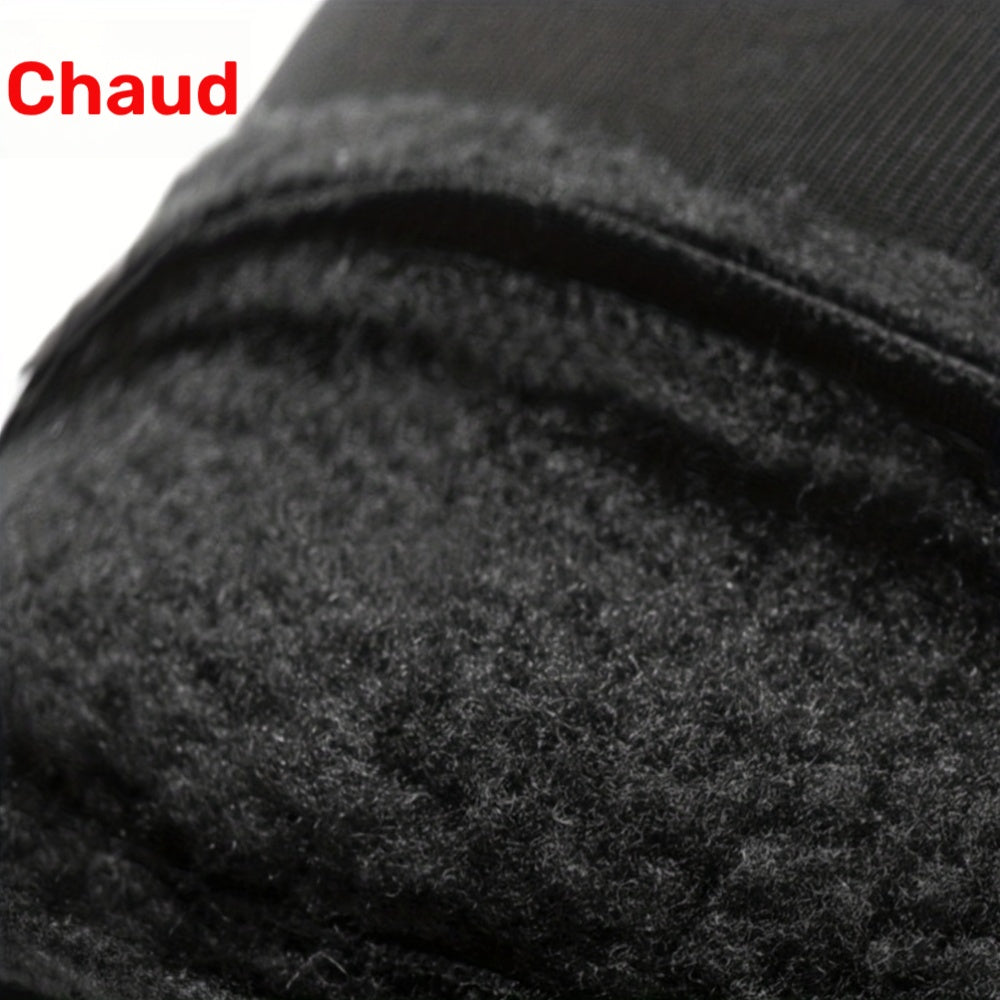 Gants tactiles coupe-vent de ski en simili cuir, du M au XL, tissé