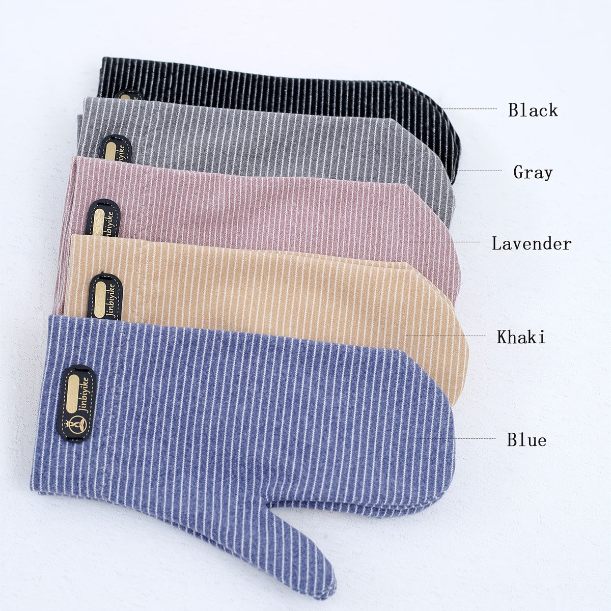 Gants sans doigts thermiques en maille, 5 coloris