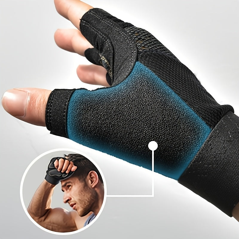 Gants de musculation respirants à paume renforcée en maille