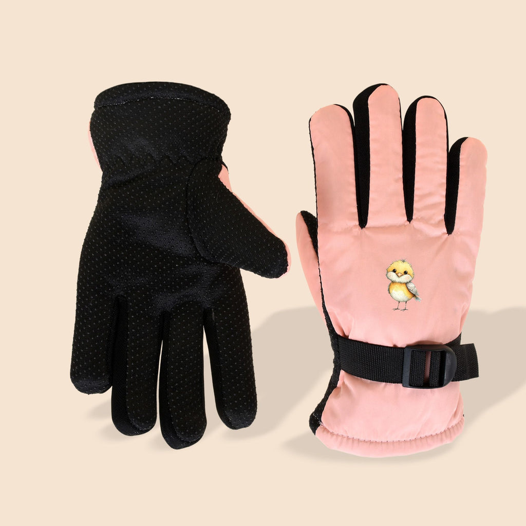 Gants de ski pour enfant, noir