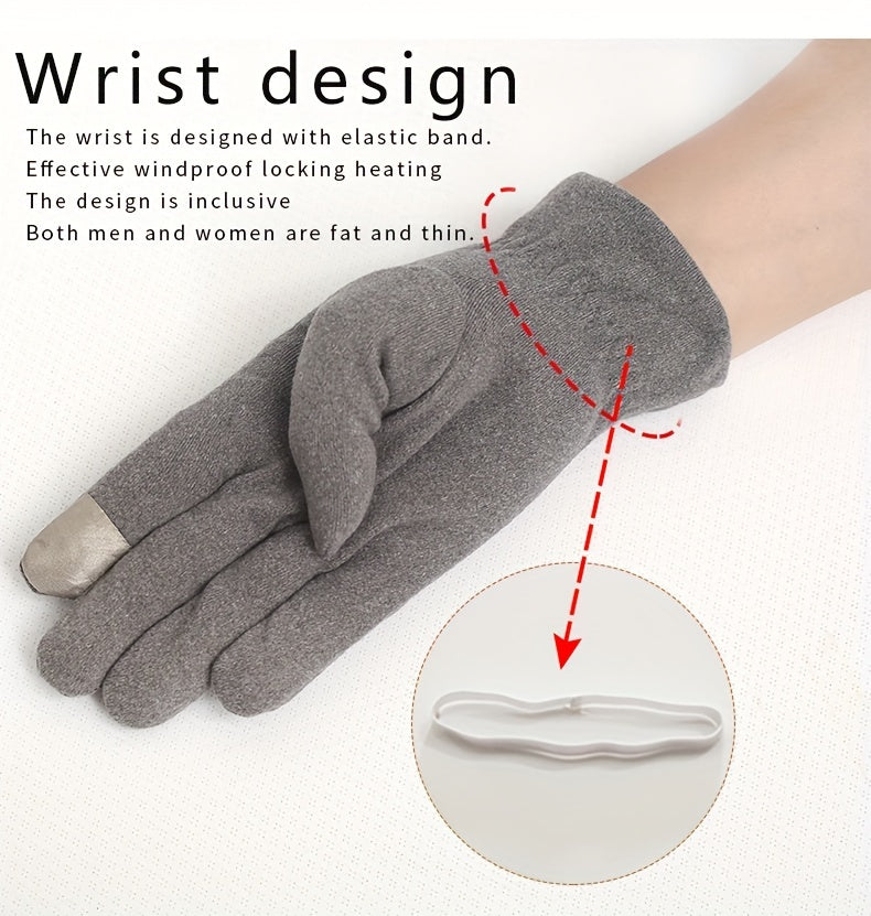 Gants thermiques fins en maille
