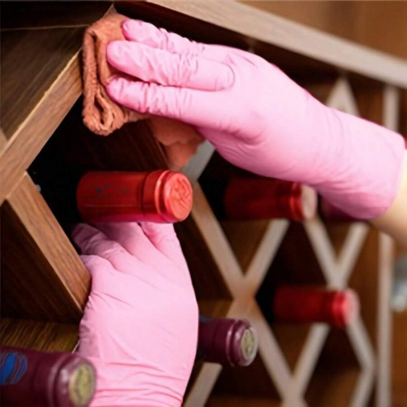 Gants anti-chaleur jetables en nitrile