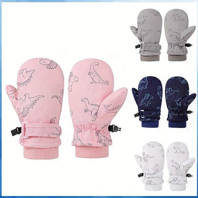Gants mitaines coupe-vent antidérapants en maille, 5 coloris