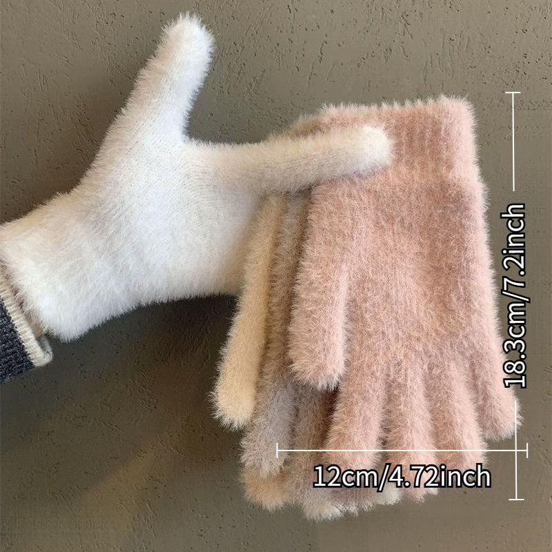 Gants thermiques en maille, 6 coloris
