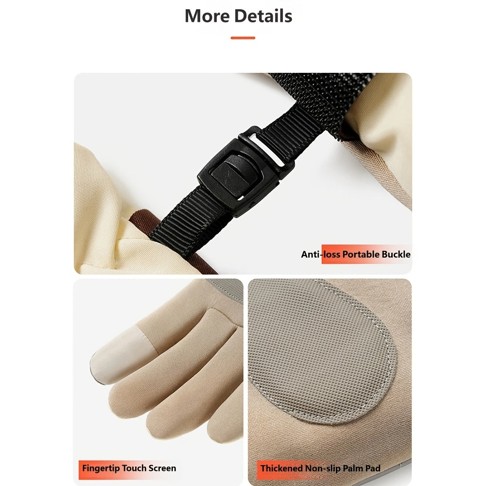 Gants de ski tactiles pour le grand froid