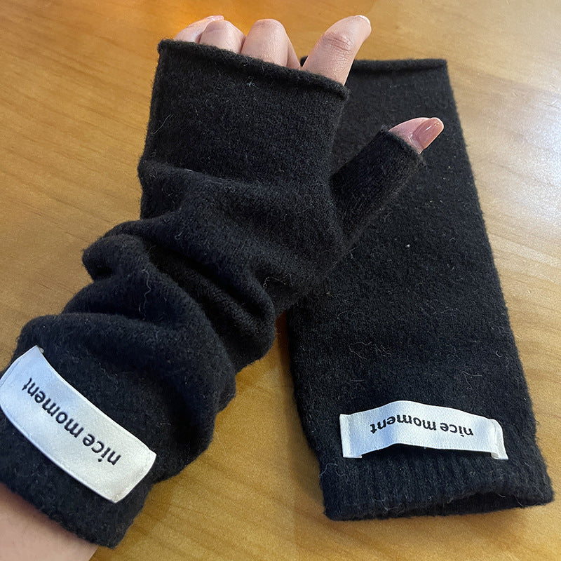 Manchons à passage pour le pouce en maille — lot de 2 paires (modèle 2)