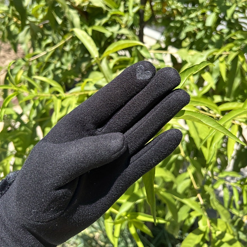 Gants coupe-vent doublés en maille, 4 coloris