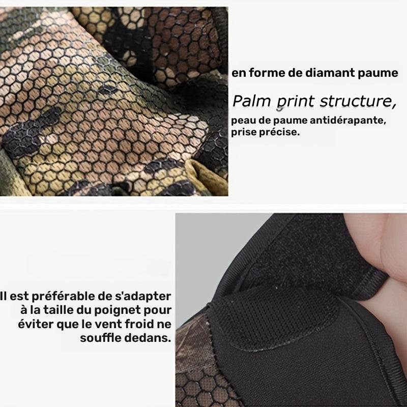 Gants tactiles en maille (modèle 2)