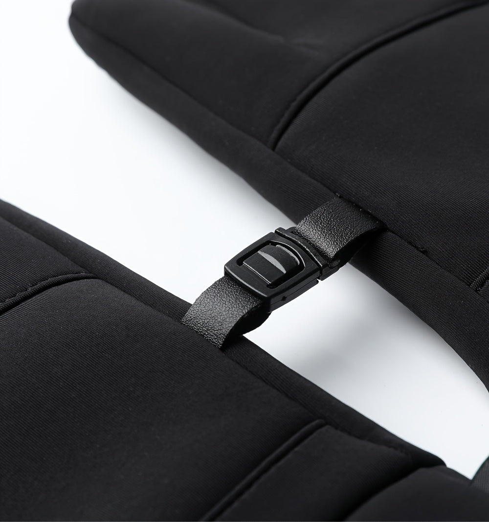 Gants à doigts rabattables tactiles à picots en softshell às oursons
