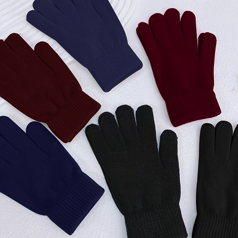 Gants de conduite de ski en maille — lot de 6 paires