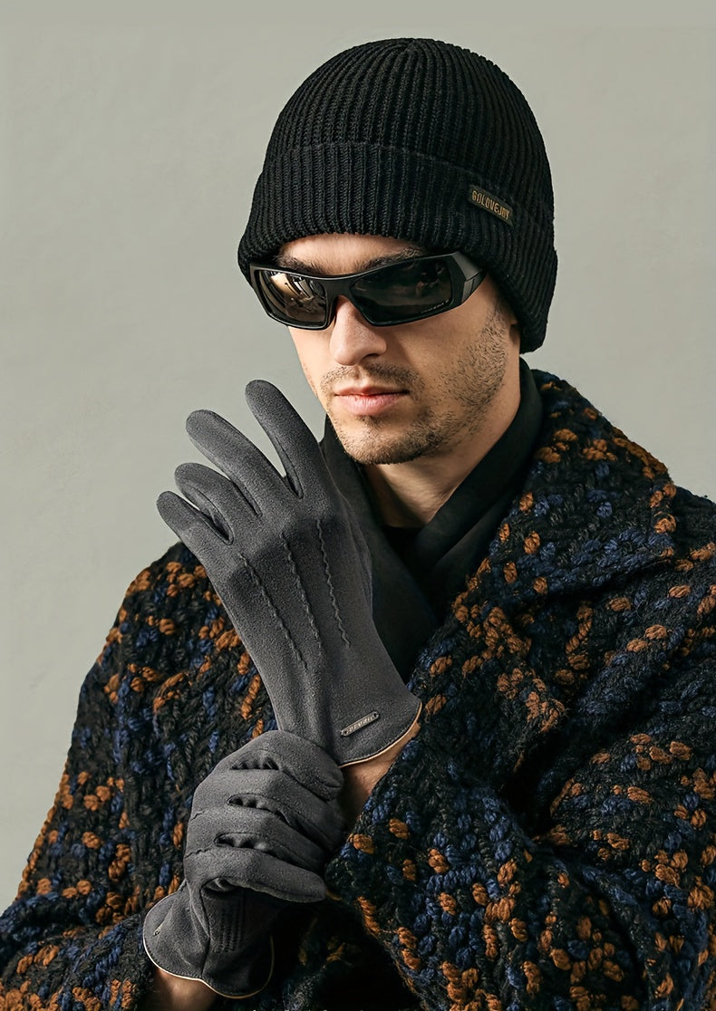 Gants coupe-vent antidérapants en maille, 3 coloris