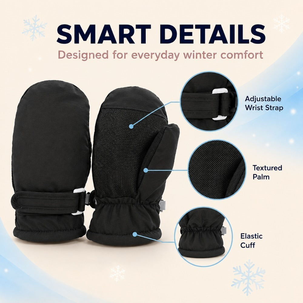 Gants mitaines de ski en alpaga — lot de 2 paires