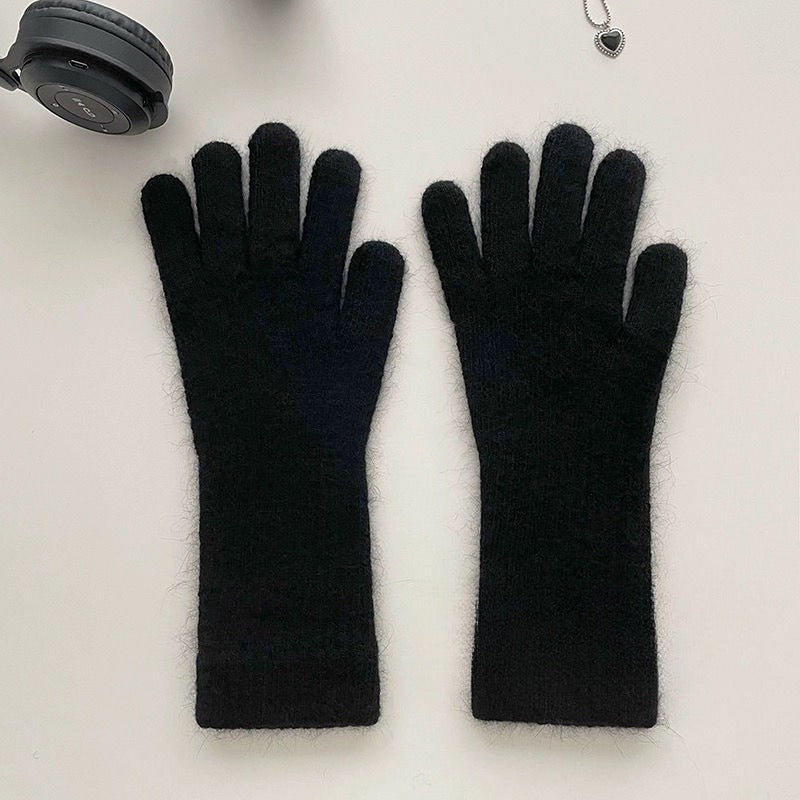 Gants sans doigts coupe-vent thermiques en maille — lot de 2 paires