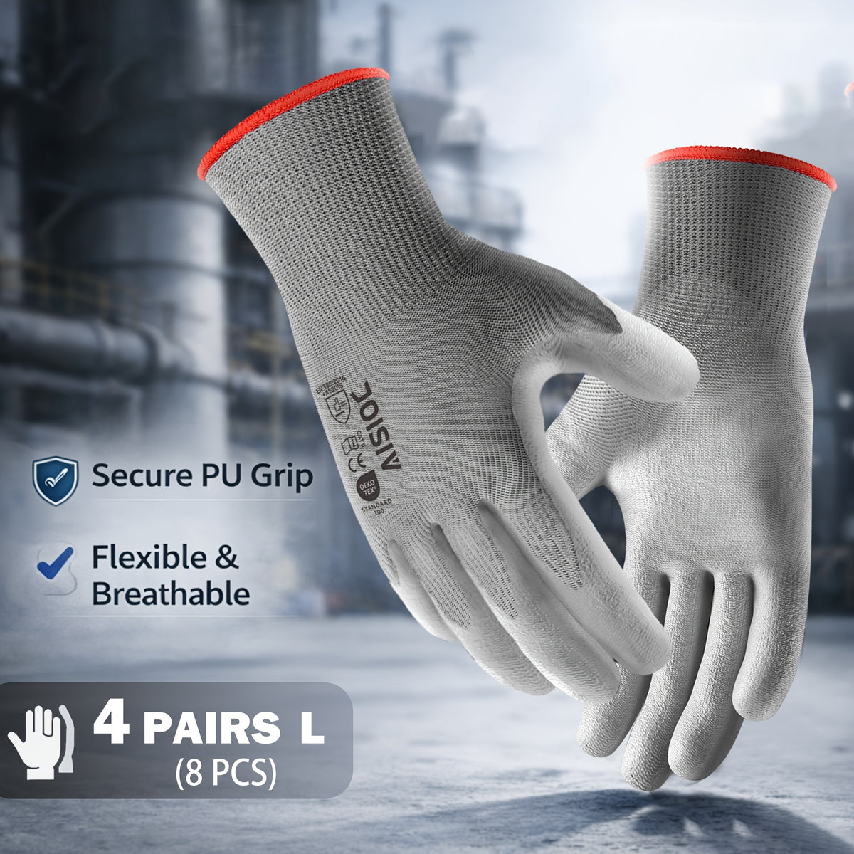 Gris-4 Paires / L