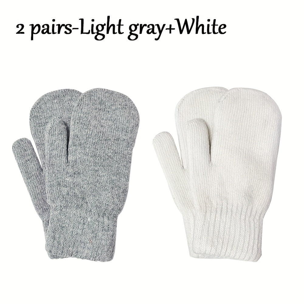 Blanc + Gris Clair 2 Paires Image