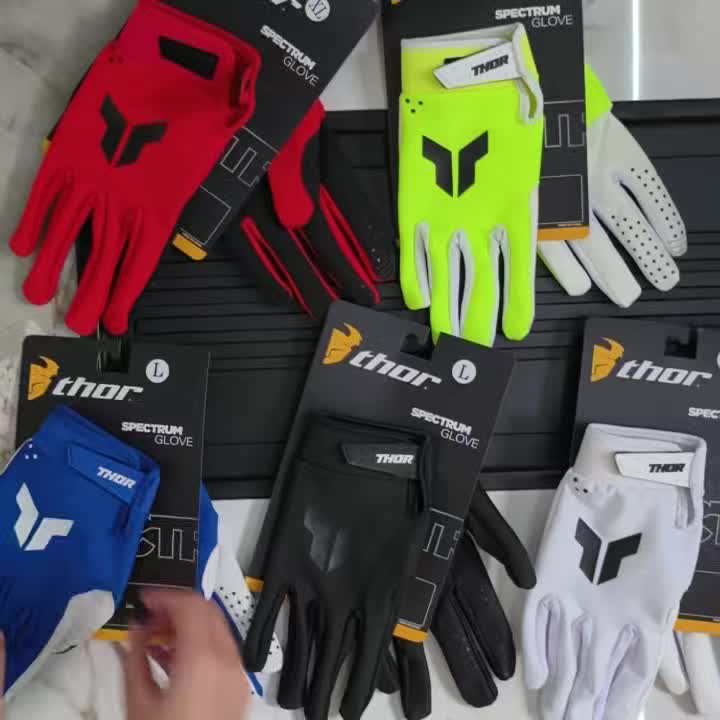 Gants de moto à sangle de poignet