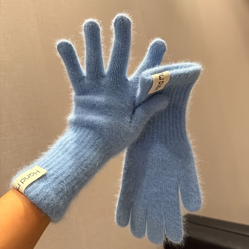 Gants doublés thermiques en maille