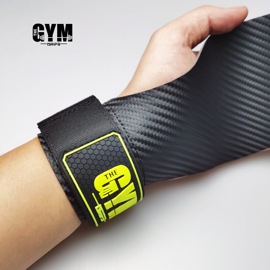 Gants de musculation à sangle de poignet en microfibre