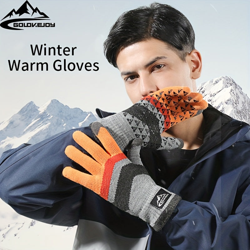 Gants tactiles antidérapants doublés en maille, 2 coloris