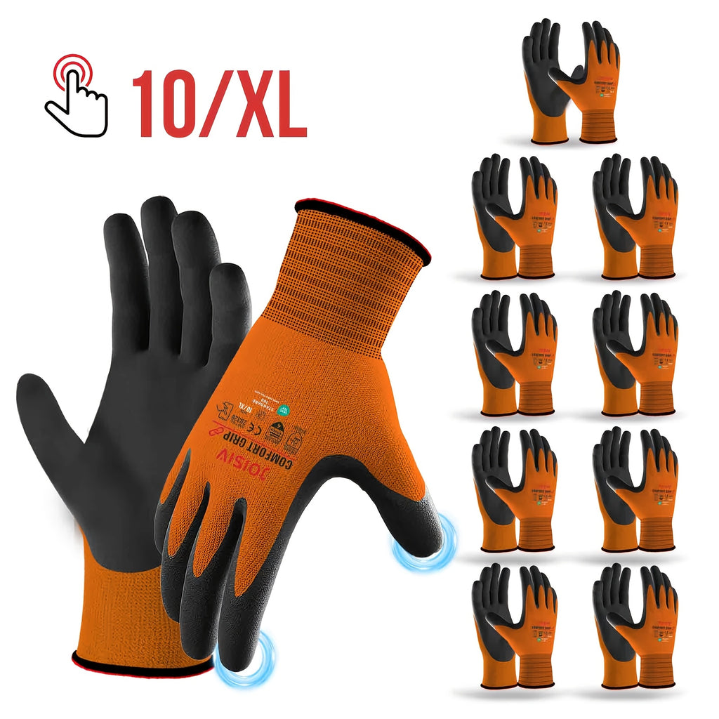 Orange/Noir (10 paires) / 10/TG