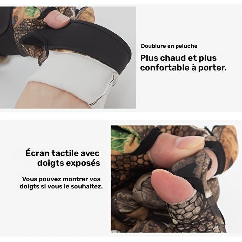 Gants tactiles en maille (modèle 2)
