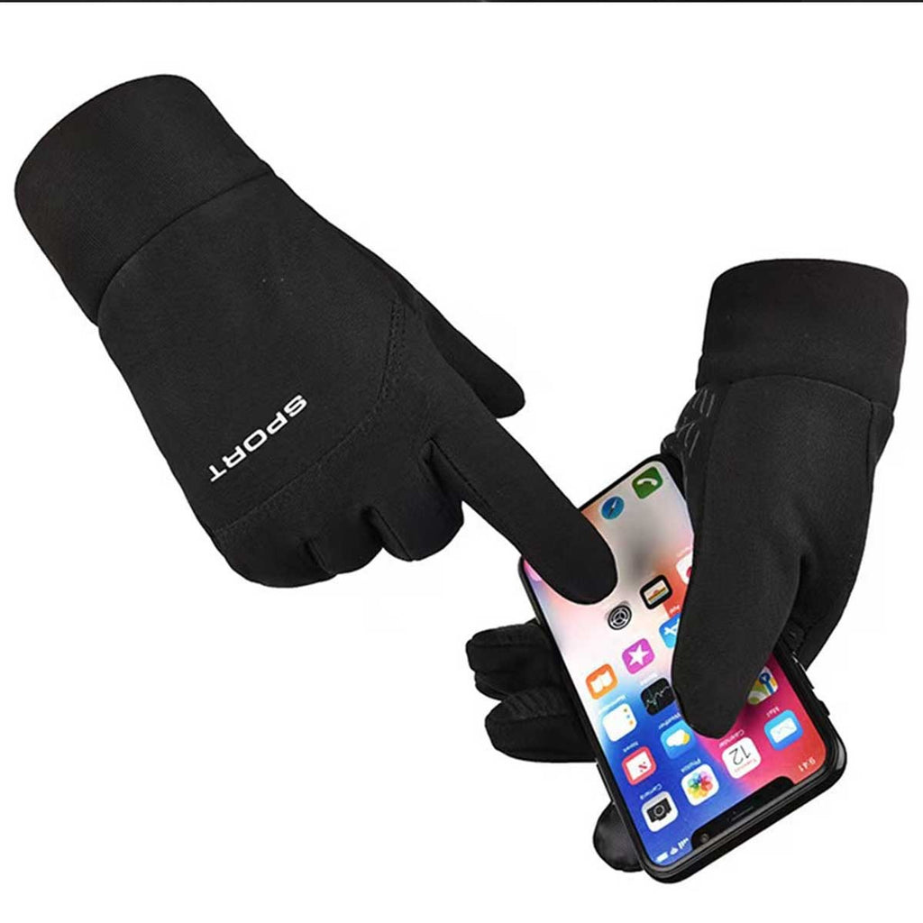 Gants tactiles en maille, 2 coloris