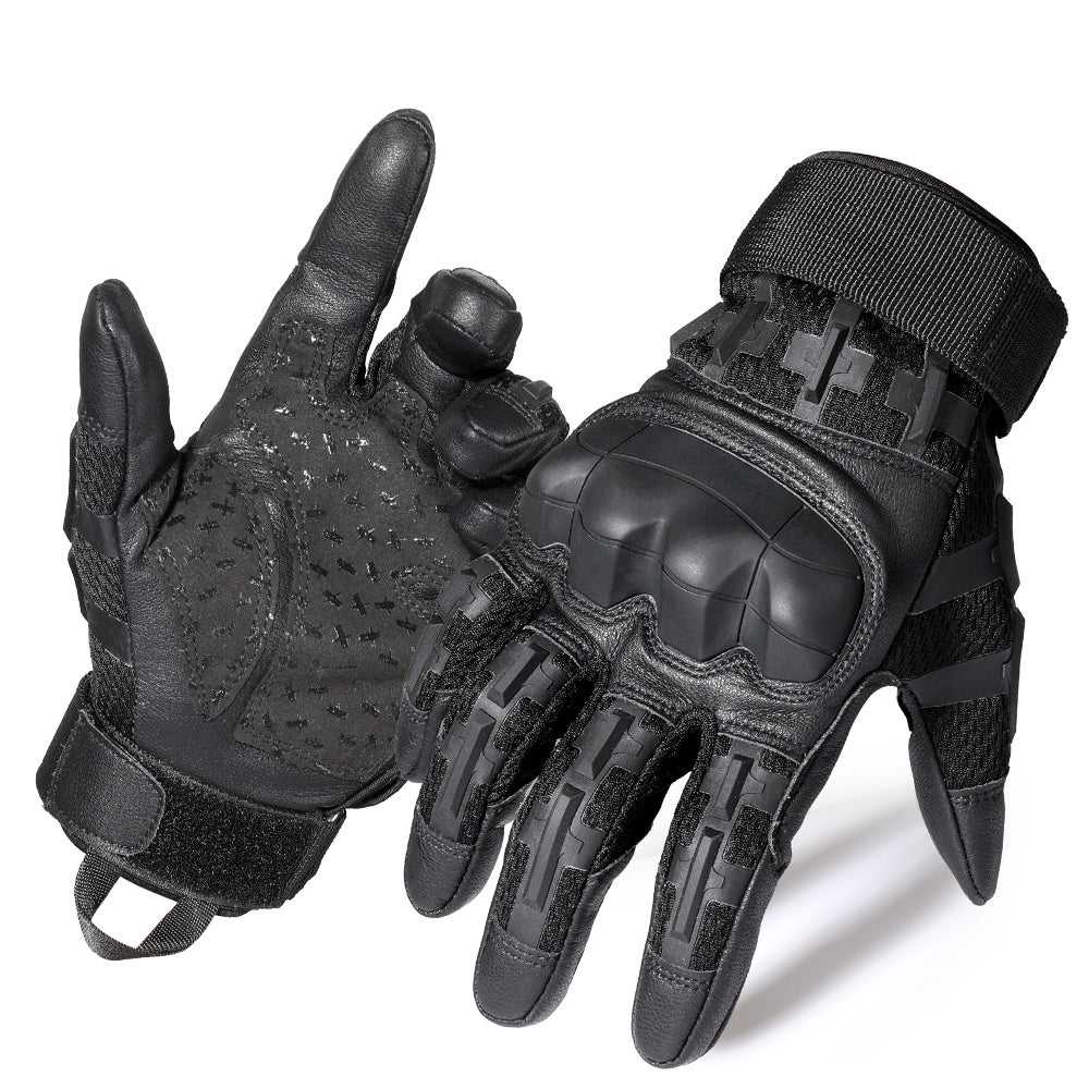 Gants de moto à coques à paume renforcée