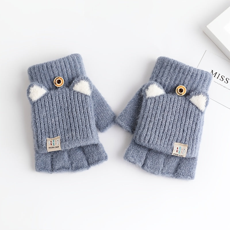 Gants coupe-vent en laine