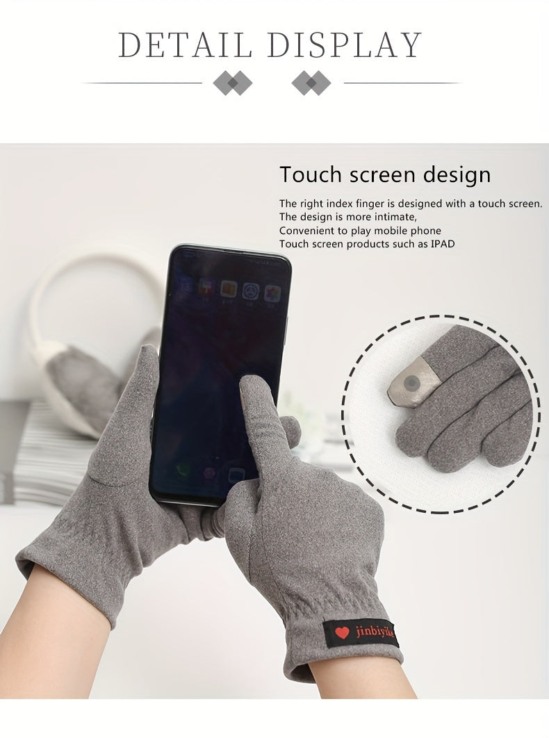 Gants thermiques fins en maille