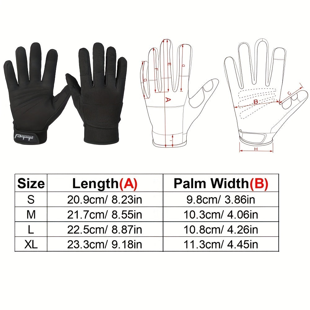 Gants tactiles à poignet froncé en softshell