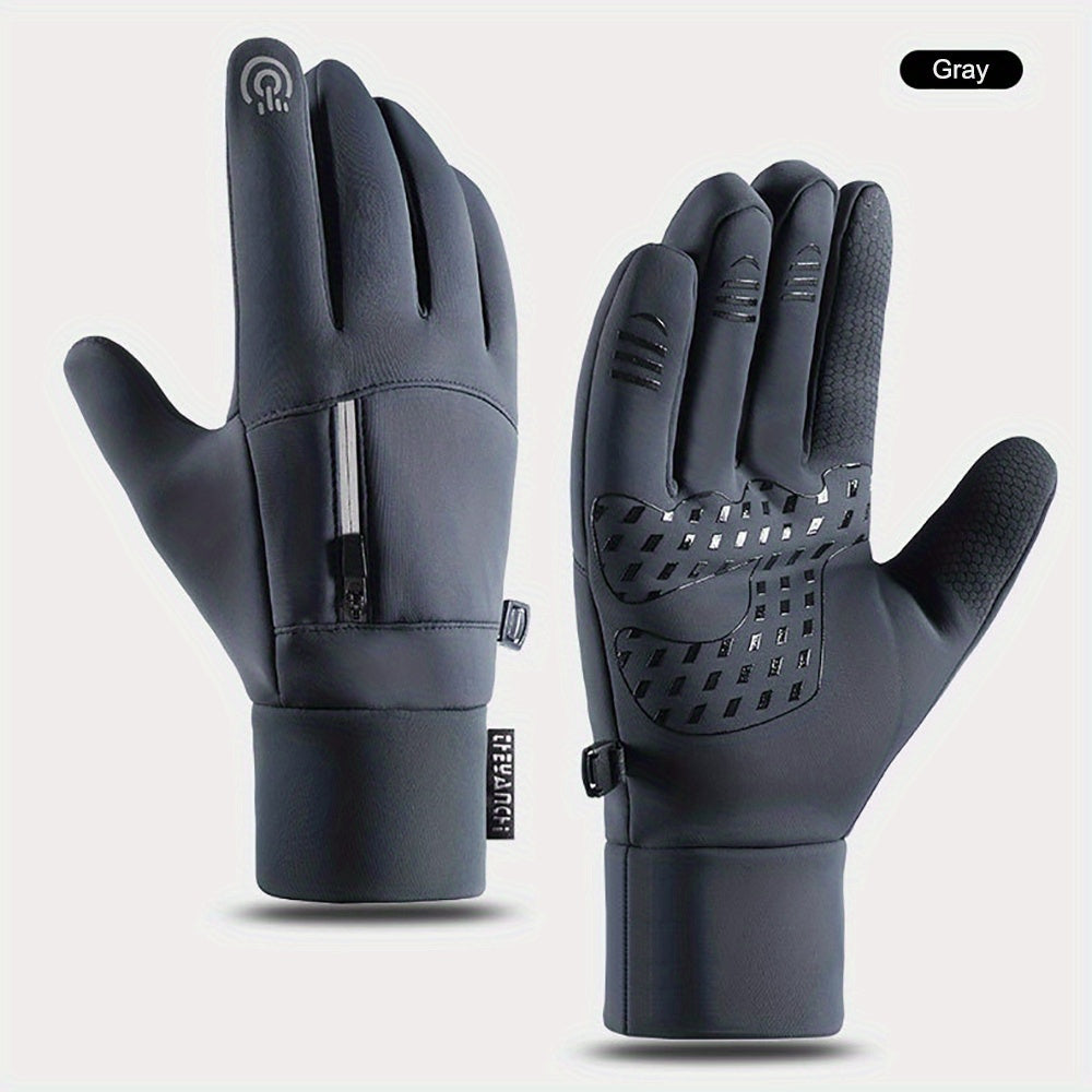 Gants antidérapants de vélo en simili cuir